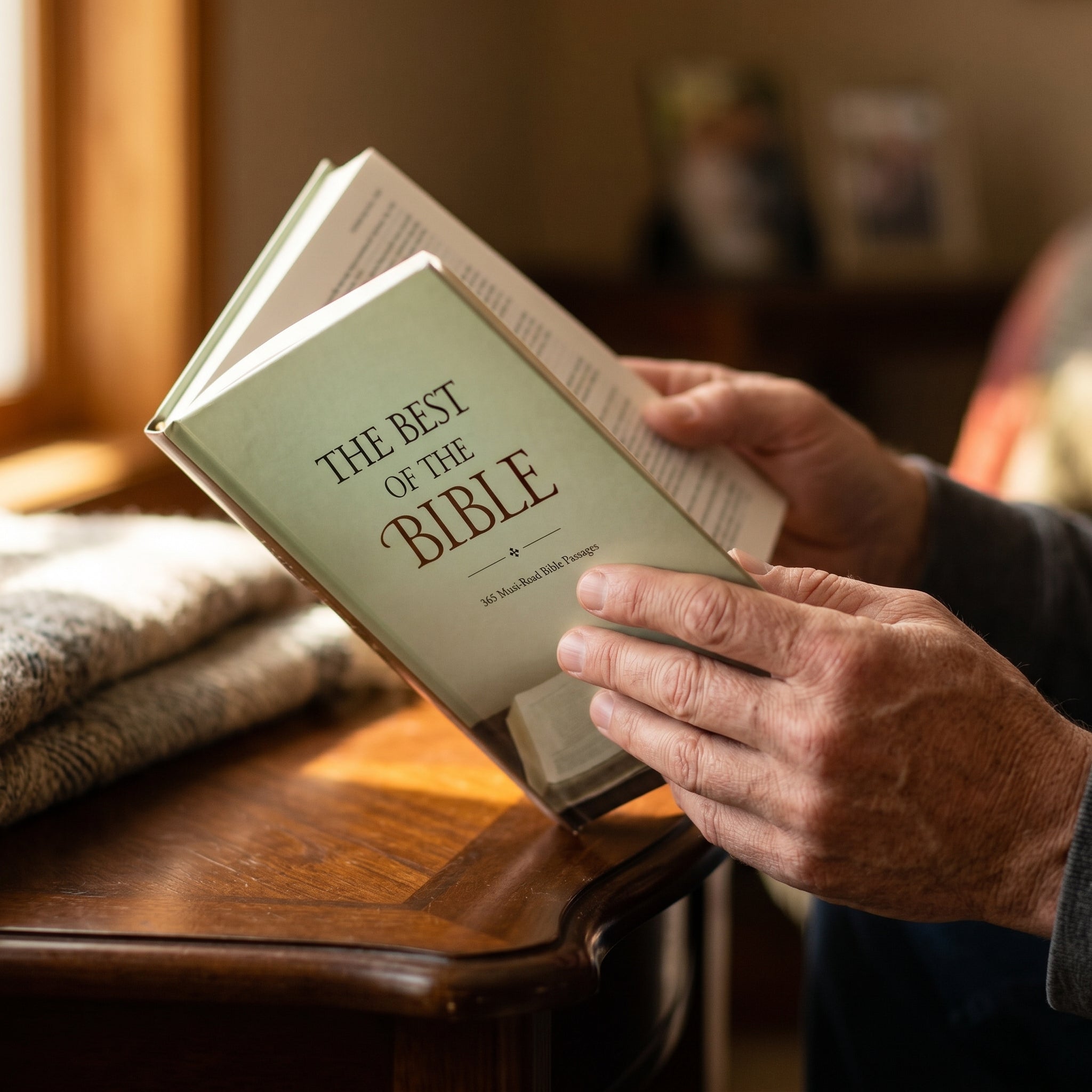 Studio photo of The Best of the Bible: 365 Must Read Bible Passages in lifestyle