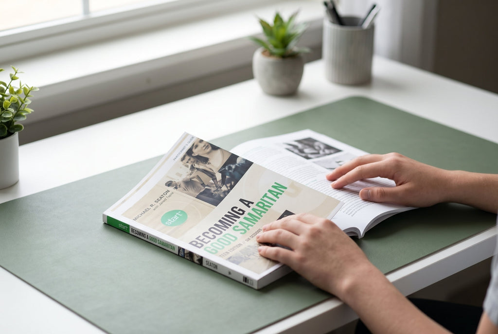 Studio photo of Start Becoming a Good Samaritan Teen Edition Participant's Guide in lifestyle