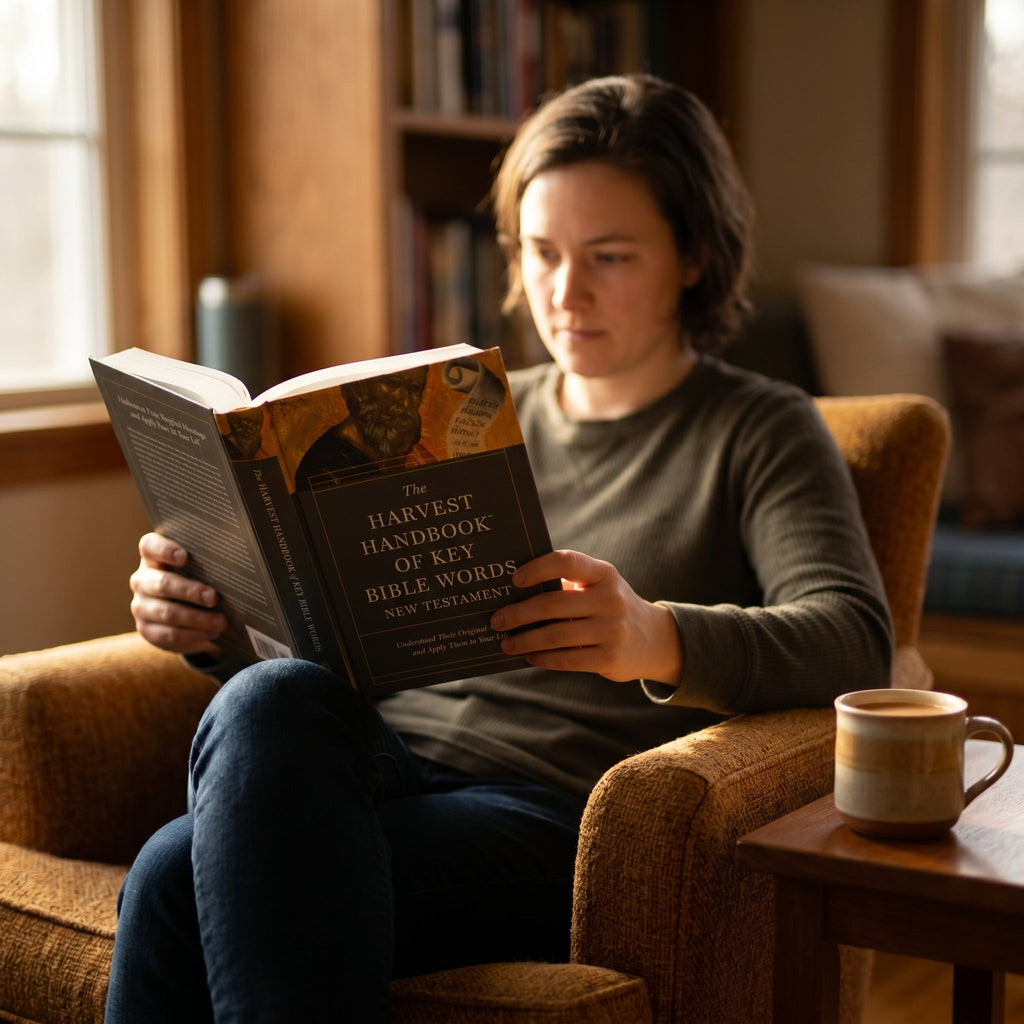 Studio photo of The Harvest Handbook of Key Bible Words New Testament: Understand Their Original Meanings and Apply Them to Your Life in lifestyle