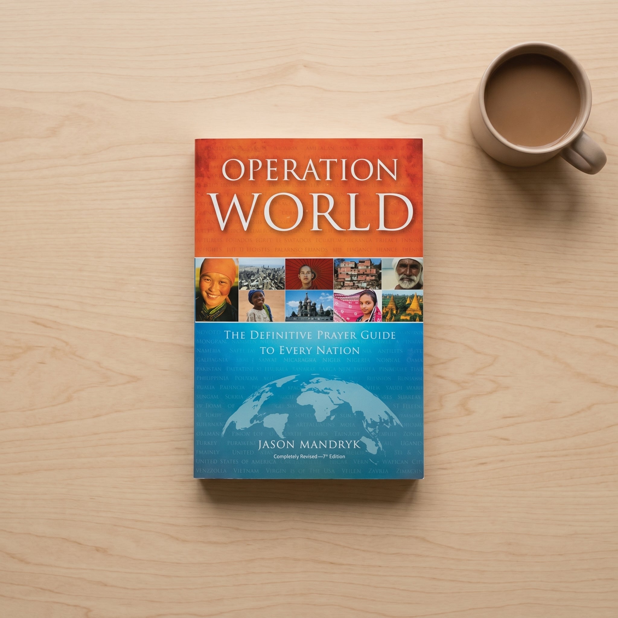 Studio photo of Operation World: The Definitive Prayer Guide to Every Nation (Operation World Resources) in lifestyle