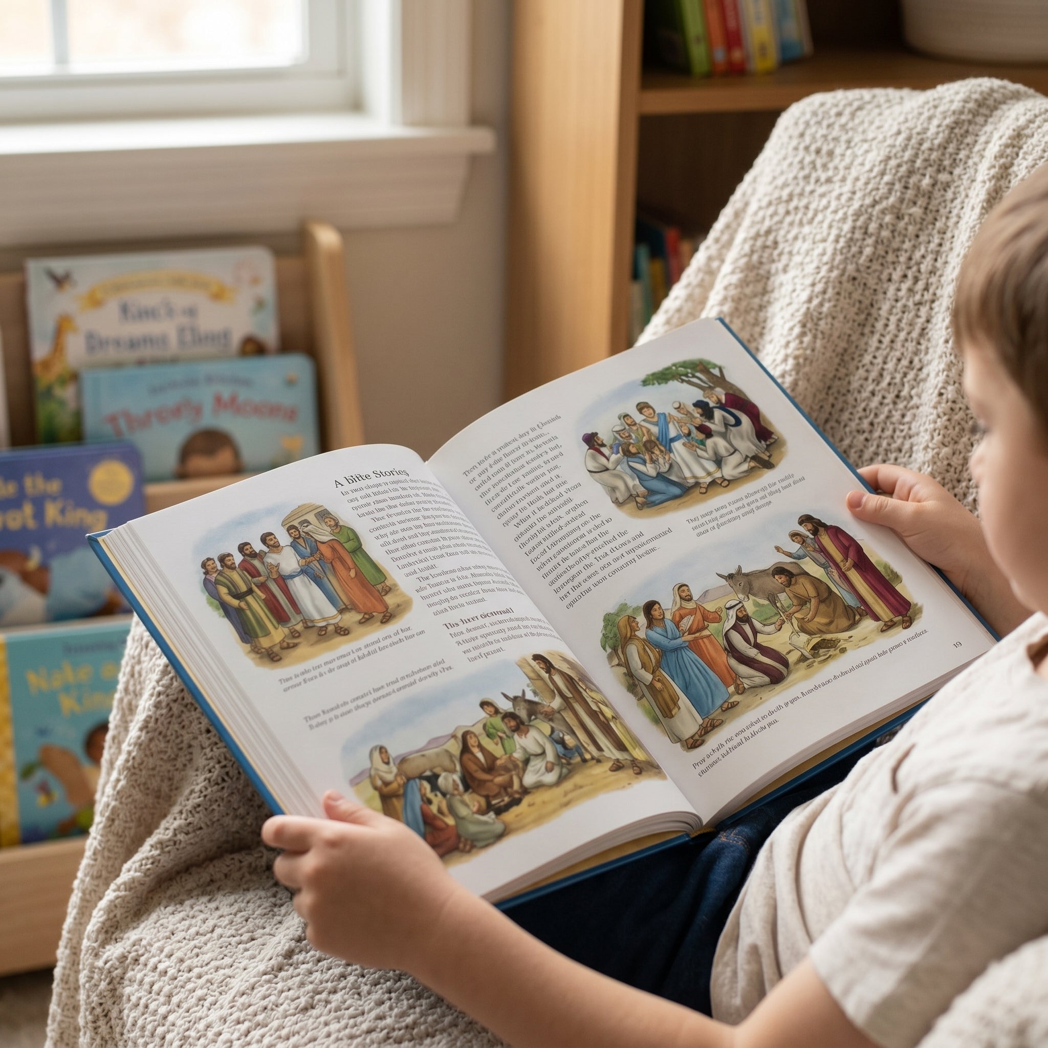 Studio photo of A Treasury of Bible Stories: Eight of your very favourite tales in lifestyle