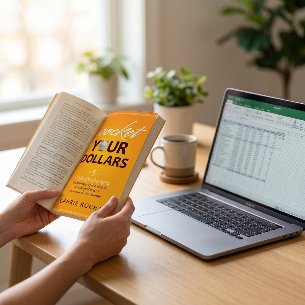 Studio photo of Pocket Your Dollars: 5 Attitude Changes That Will Help You Pay Down Debt, Avoid Financial Stress, and Keep More of What You Make in lifestyle