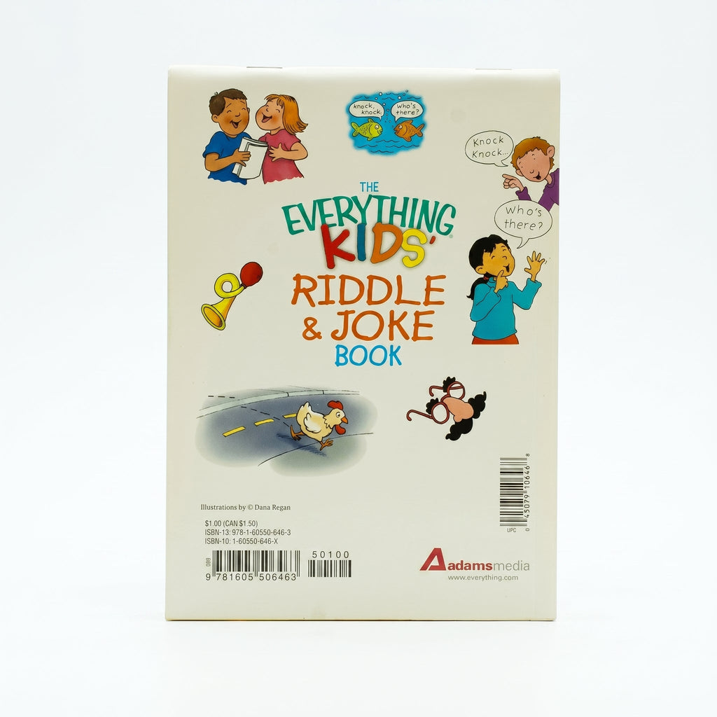 Studio photo of The Everything Kids' Riddle & Joke Book in hero