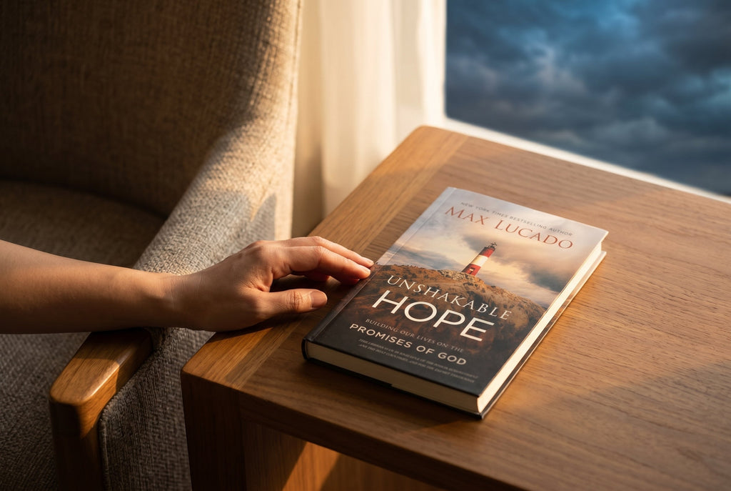 Studio photo of Unshakable Hope in lifestyle