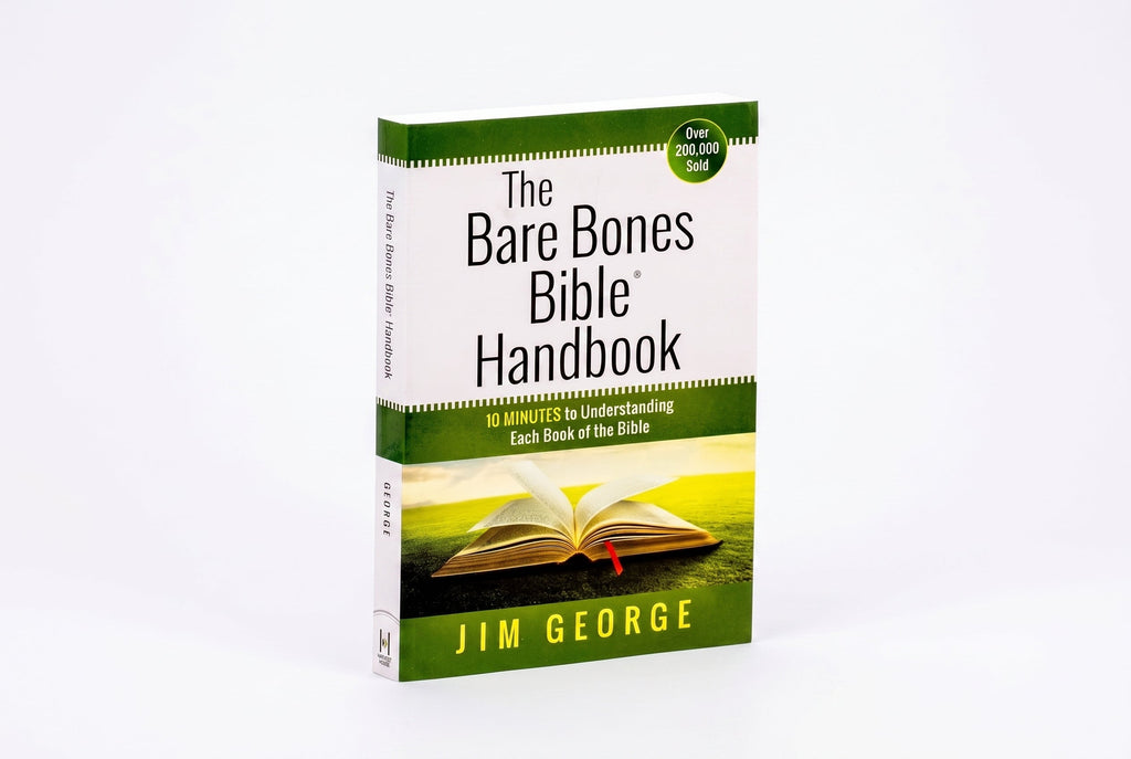 Studio photo of The Bare Bones Bible Handbook in hero