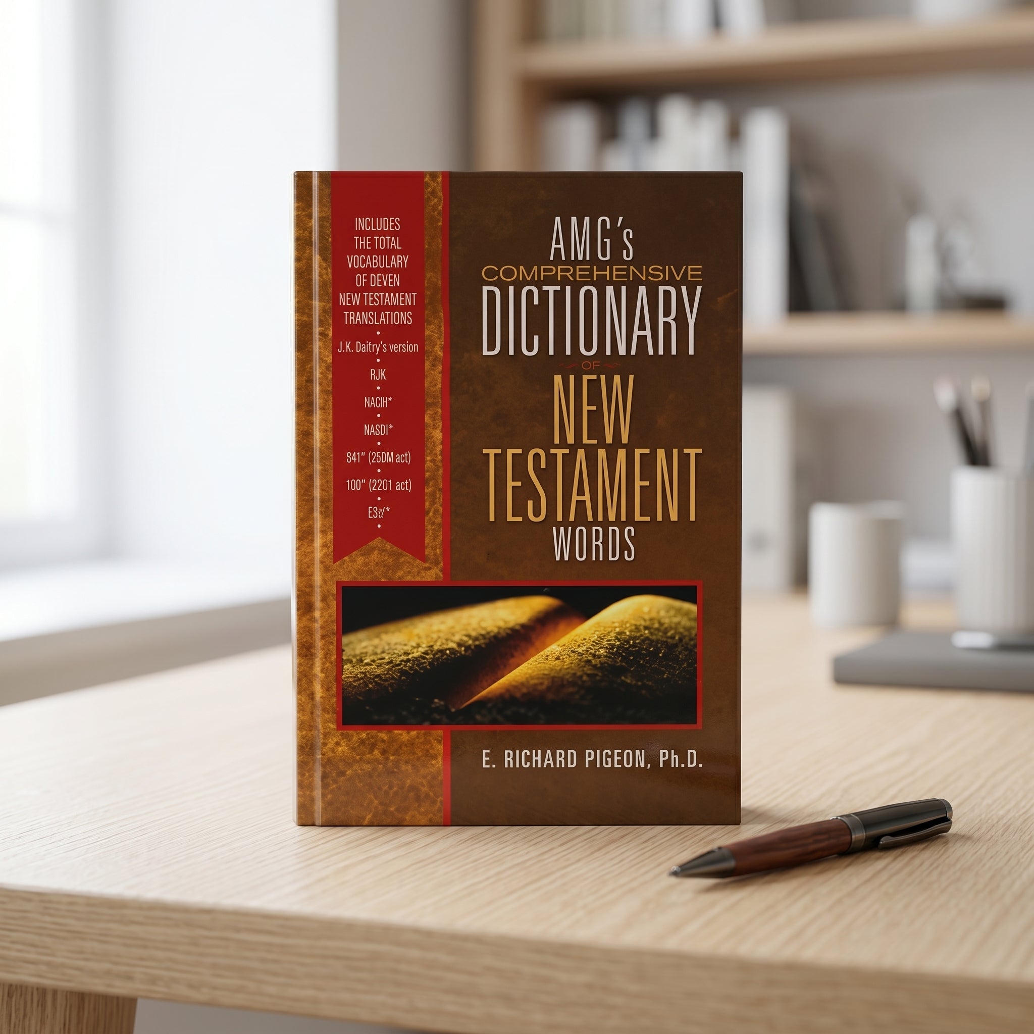 Studio photo of AMG's Comprehensive Dictionary of New Testament Word in lifestyle