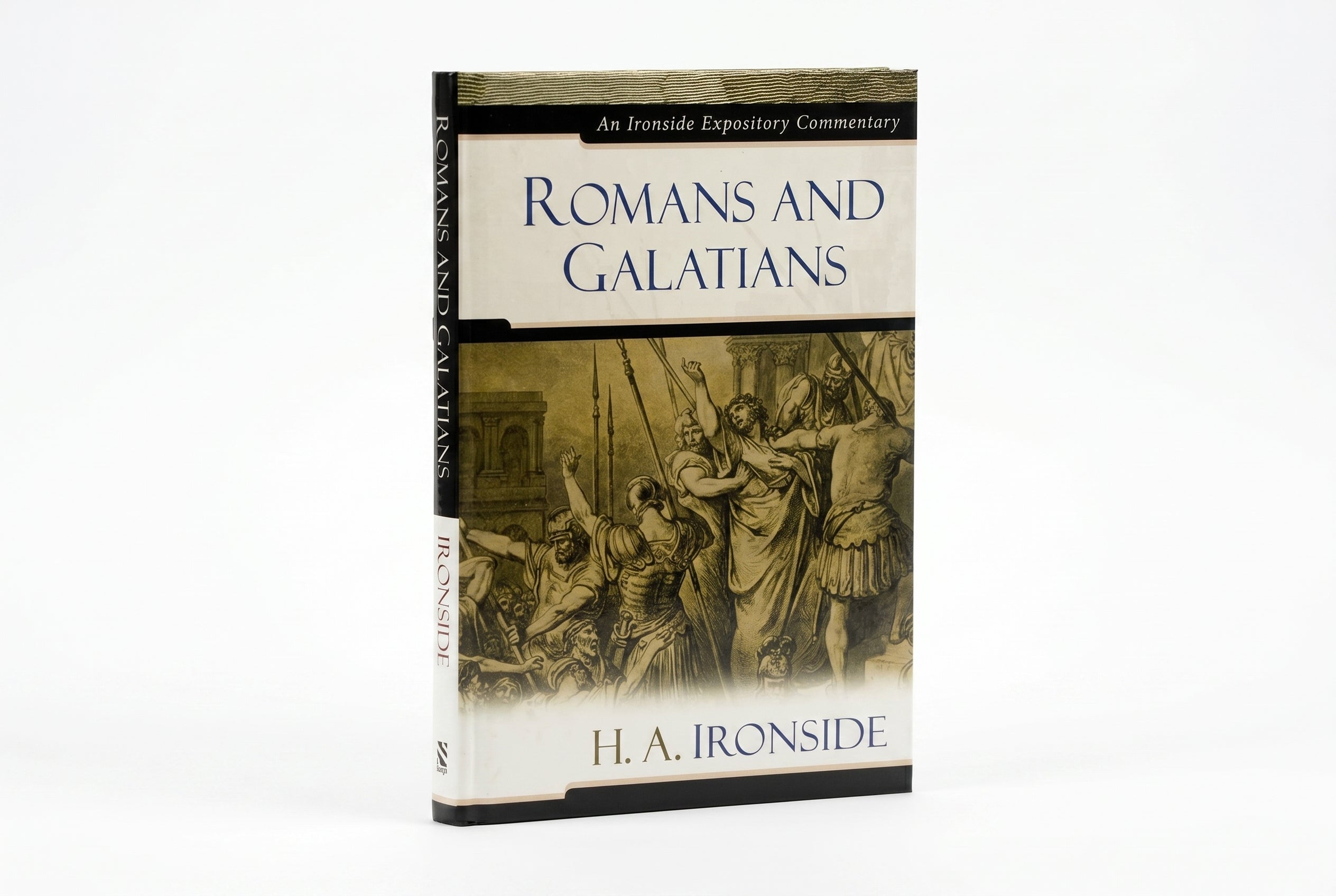 Studio photo of Romans and Galatians in hero