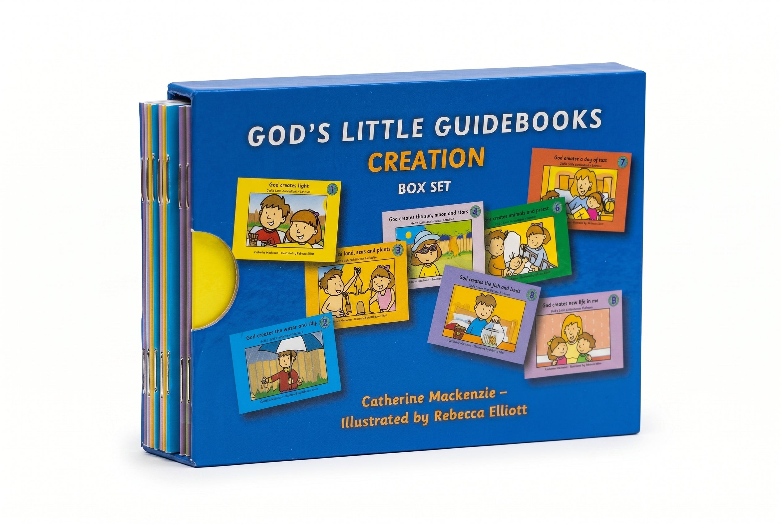 Studio photo of God’s Little Guidebooks Creation in hero