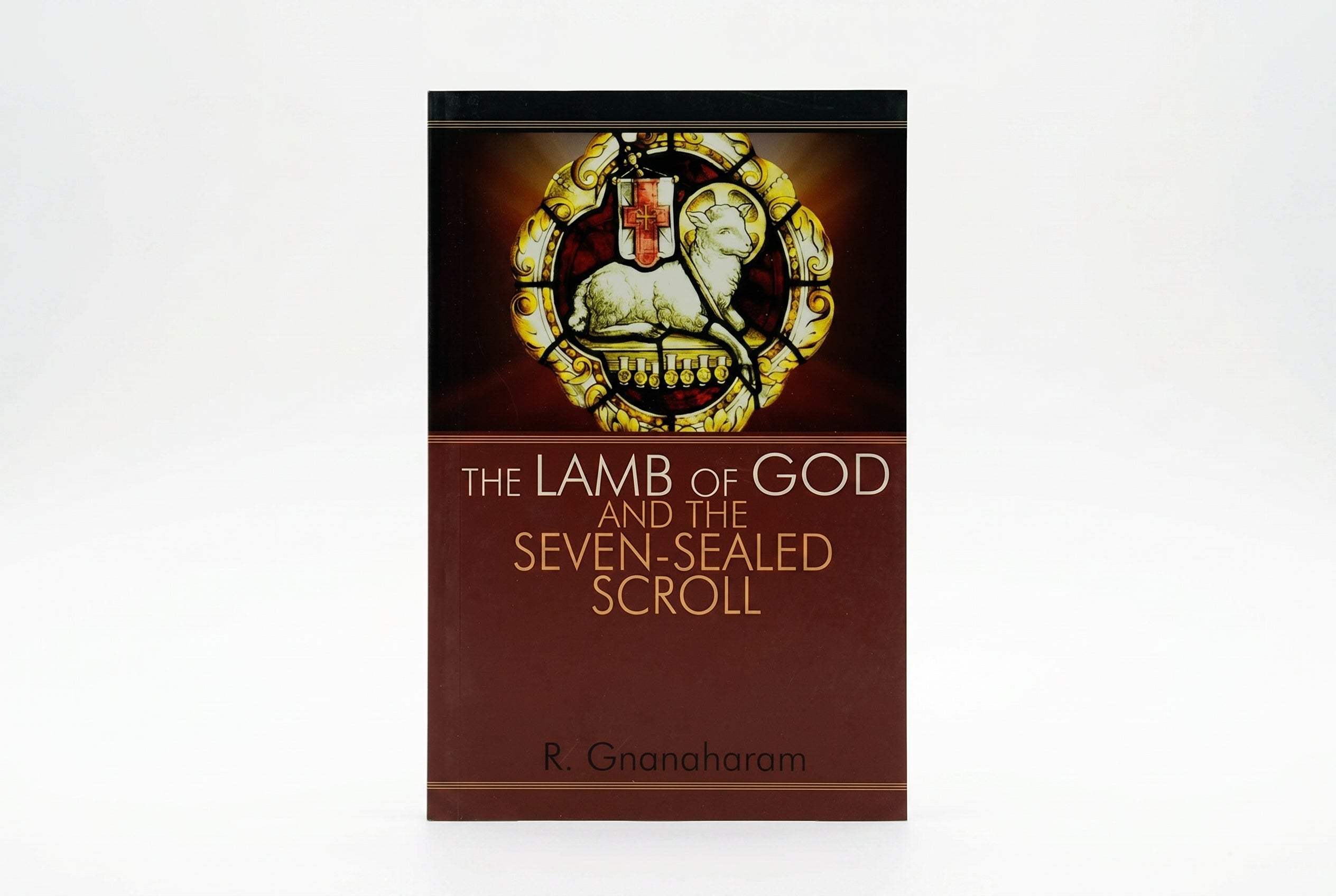 Studio photo of The Lamb of God and the Seven-Sealed Scroll in hero