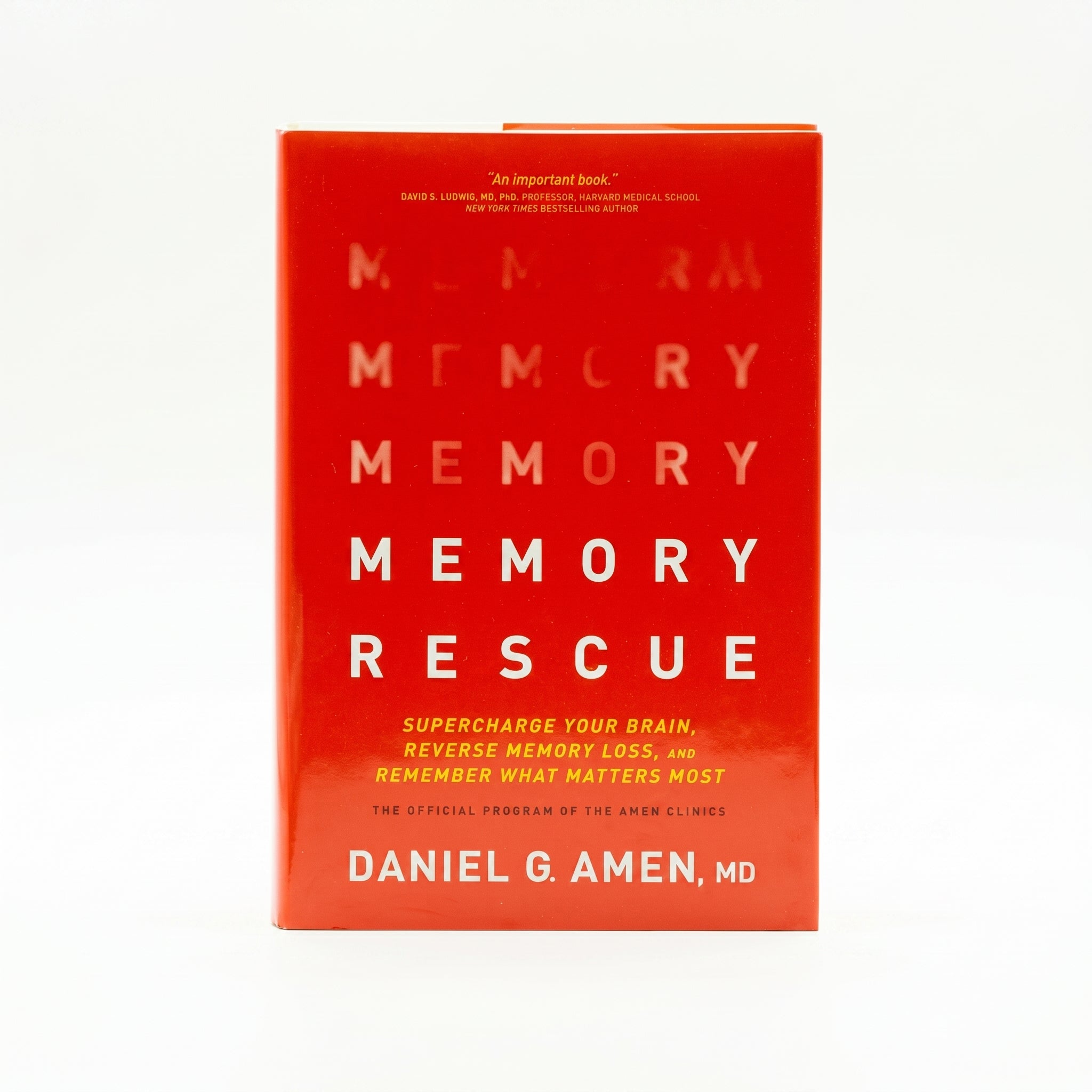 Studio photo of Memory Rescue: Supercharge Your Brain, Reverse Memory Loss, and Remember What Matters Most in hero