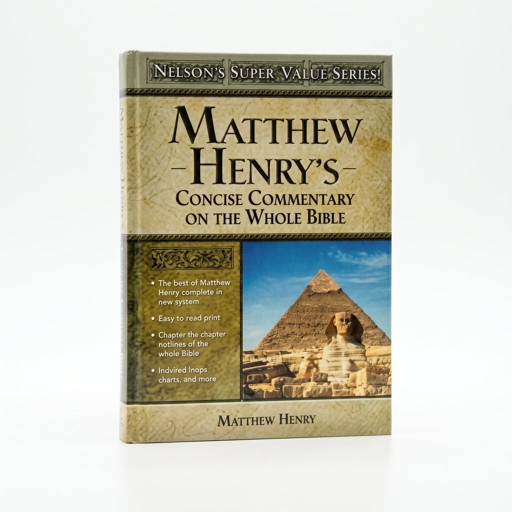 Studio photo of Matthew Henry's Concise Commentary on the Whole Bible: His Classic Writings. His Study Outlines. Pure and Simple…Matthew Henry (Super Value Series) in hero