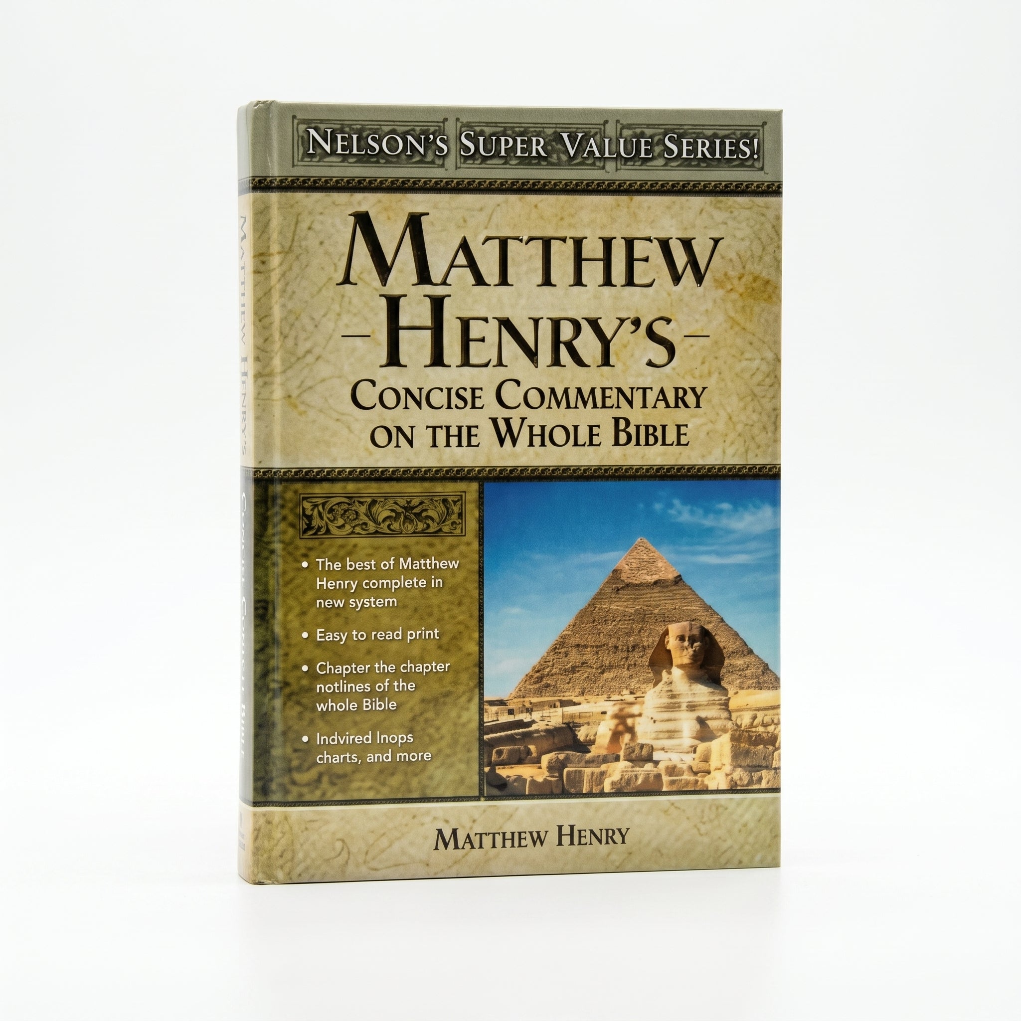 Studio photo of Matthew Henry's Concise Commentary on the Whole Bible: His Classic Writings. His Study Outlines. Pure and Simple…Matthew Henry (Super Value Series) in hero