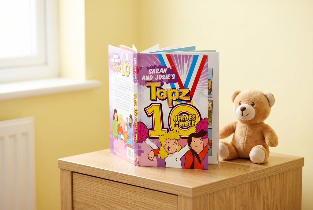 Studio photo of Topz 10 Heroes of the Bible: Sarah and Josie's in lifestyle