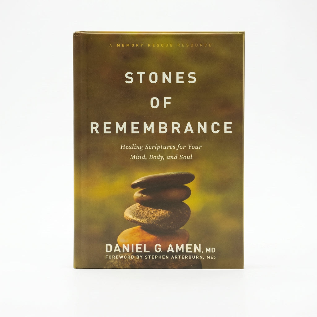 Studio photo of Stones of Remembrance: Healing Scriptures for Your Mind, Body, and Soul in hero