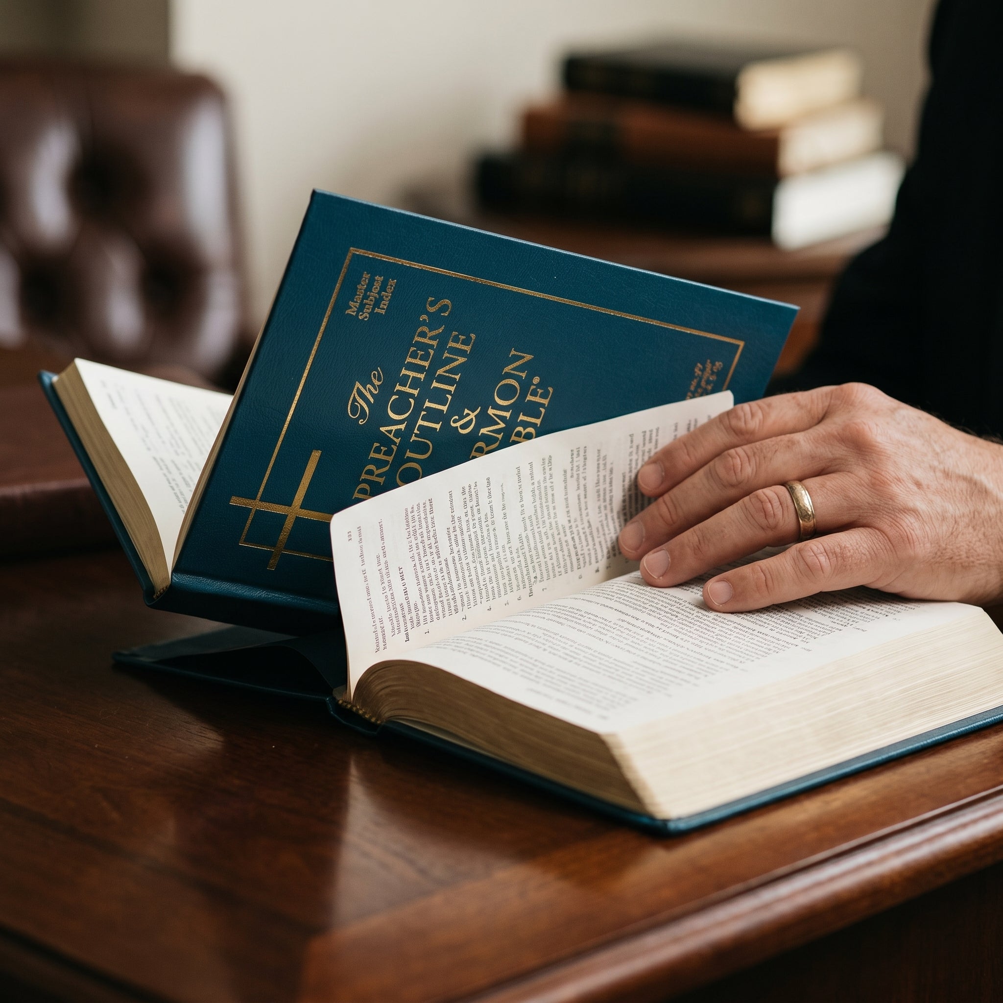 Studio photo of The Preacher's Outline & Sermon Bible: Master Subject Index in detail