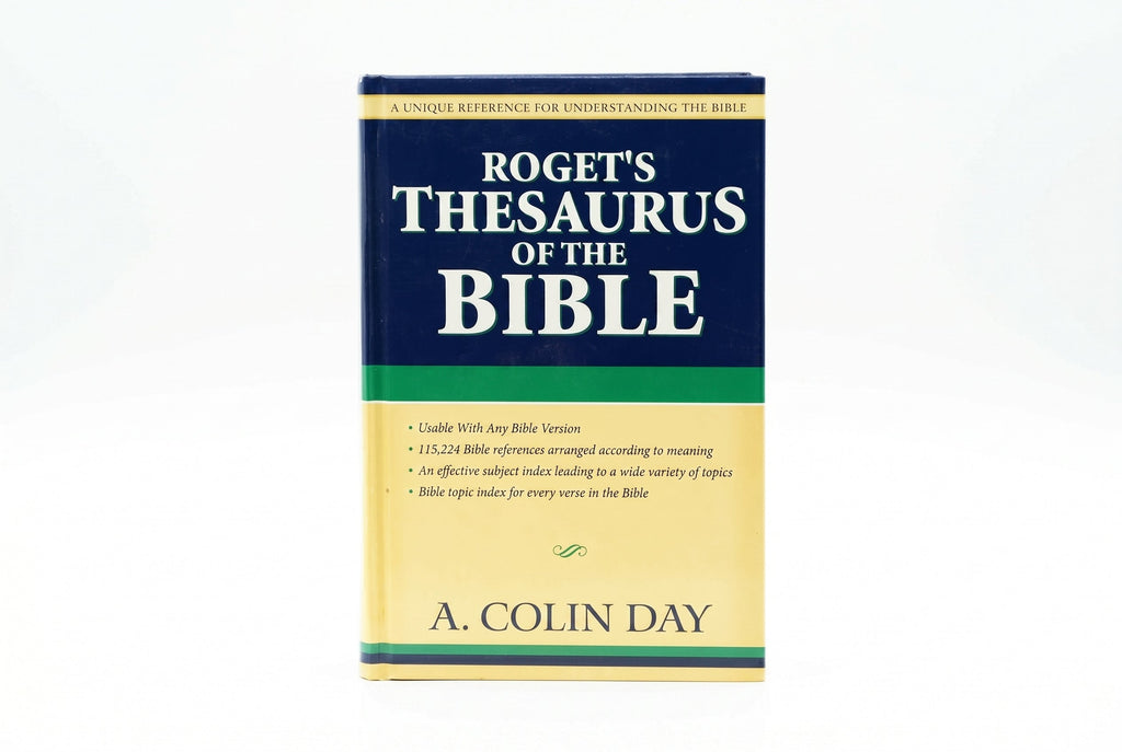 Studio photo of Roget's Thesaurus of the Bible in hero