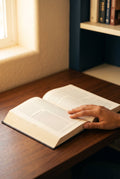 Studio photo of Willmington's Bible Handbook in lifestyle