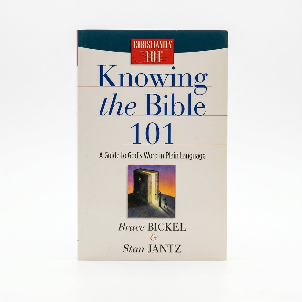 Studio photo of Knowing the Bible 101: A Guide to God's Word in Plain Language (Christianity 101) in hero
