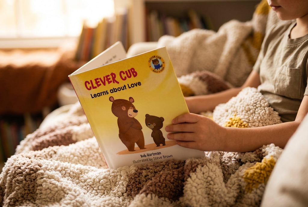 Studio photo of Clever Cub Learns about Love in lifestyle