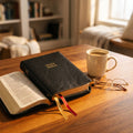 KJV Thinline Large Print Bible with Zipp + KJV Holy Bible Standard Size Faux Leathe Combo