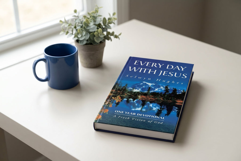 Studio photo of Every Day with Jesus: One Year Devotional in lifestyle