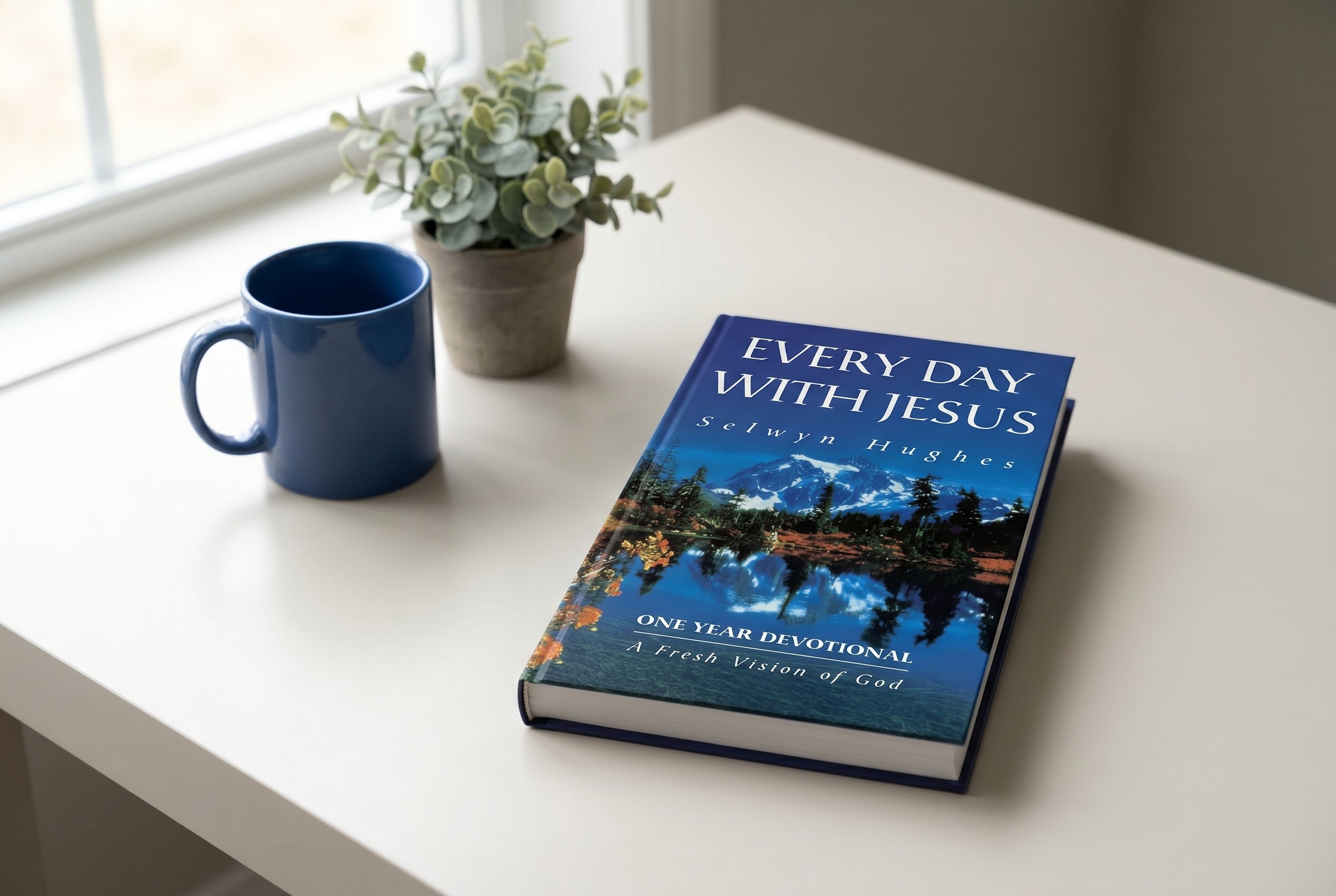Studio photo of Every Day with Jesus: One Year Devotional in lifestyle