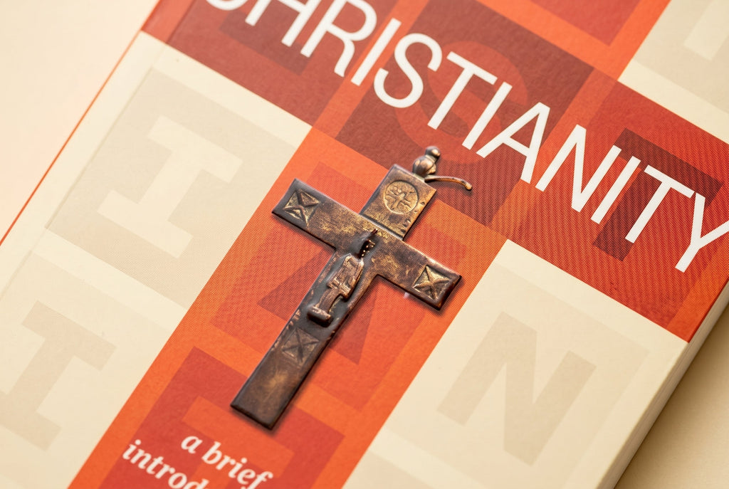 Studio photo of Christianity in detail