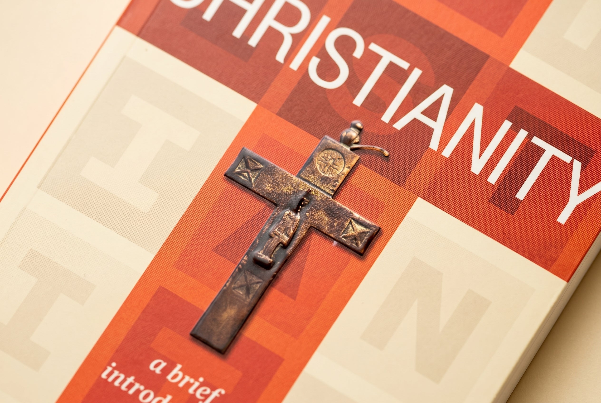 Studio photo of Christianity in detail