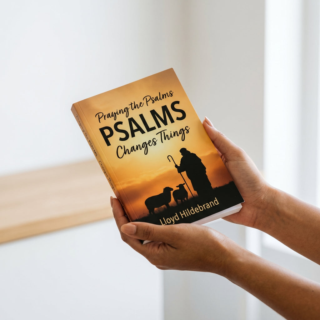 Studio photo of Praying the Psalms Changes Things in lifestyle
