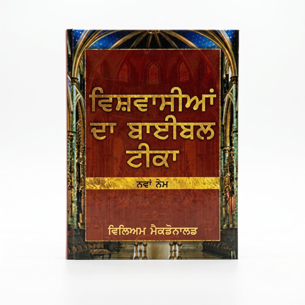 Studio photo of Believer's Bible Commentary New Testament (Punjabi) in hero