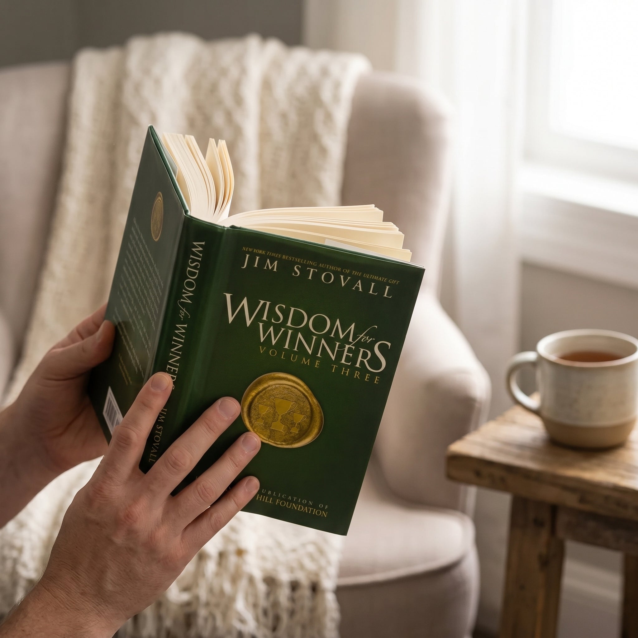 Studio photo of Wisdom for Winners Volume Three: An Official Publication of The Napoleon Hill Foundation in lifestyle