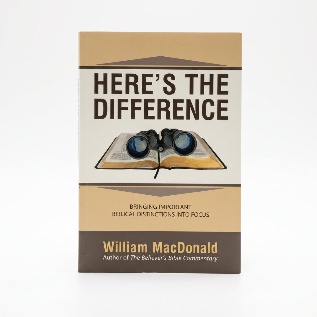 Studio photo of Here's the Difference: Bringing Important Biblical Distinctions into Focus in hero