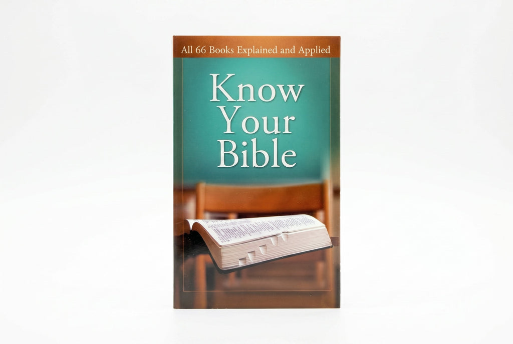 Studio photo of Know Your Bible: All 66 Books Explained and Applied in hero
