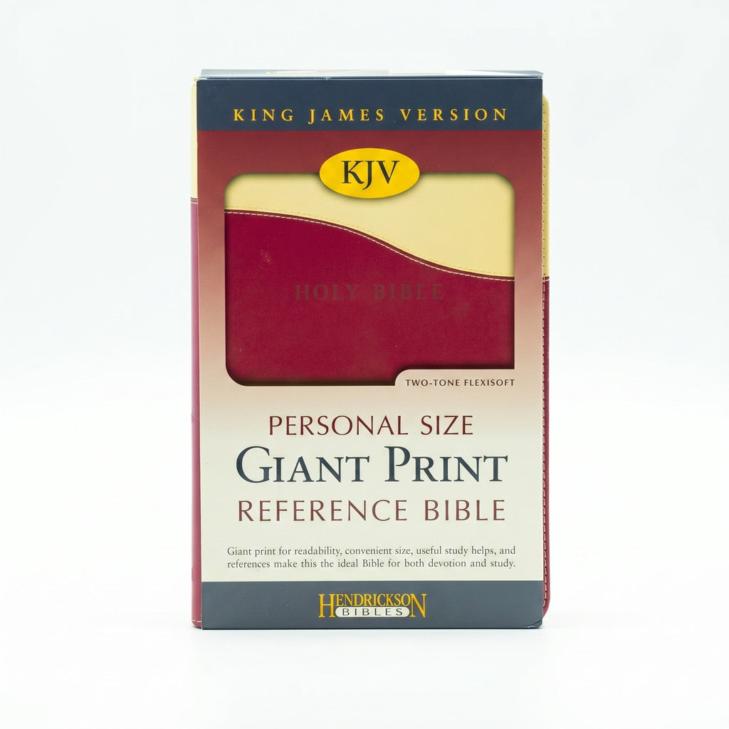 KJV Personal Size Giant Print Reference  + NIV Thinline Bible | Christian Bible Ser Combo