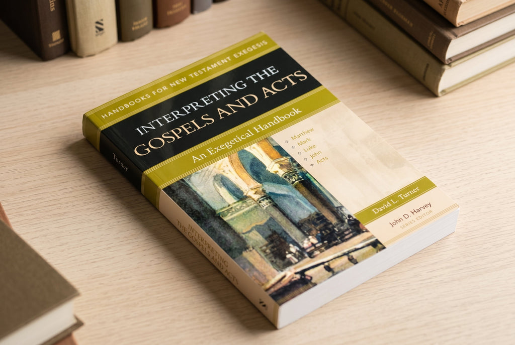 Studio photo of Interpreting the Gospels and Acts in detail