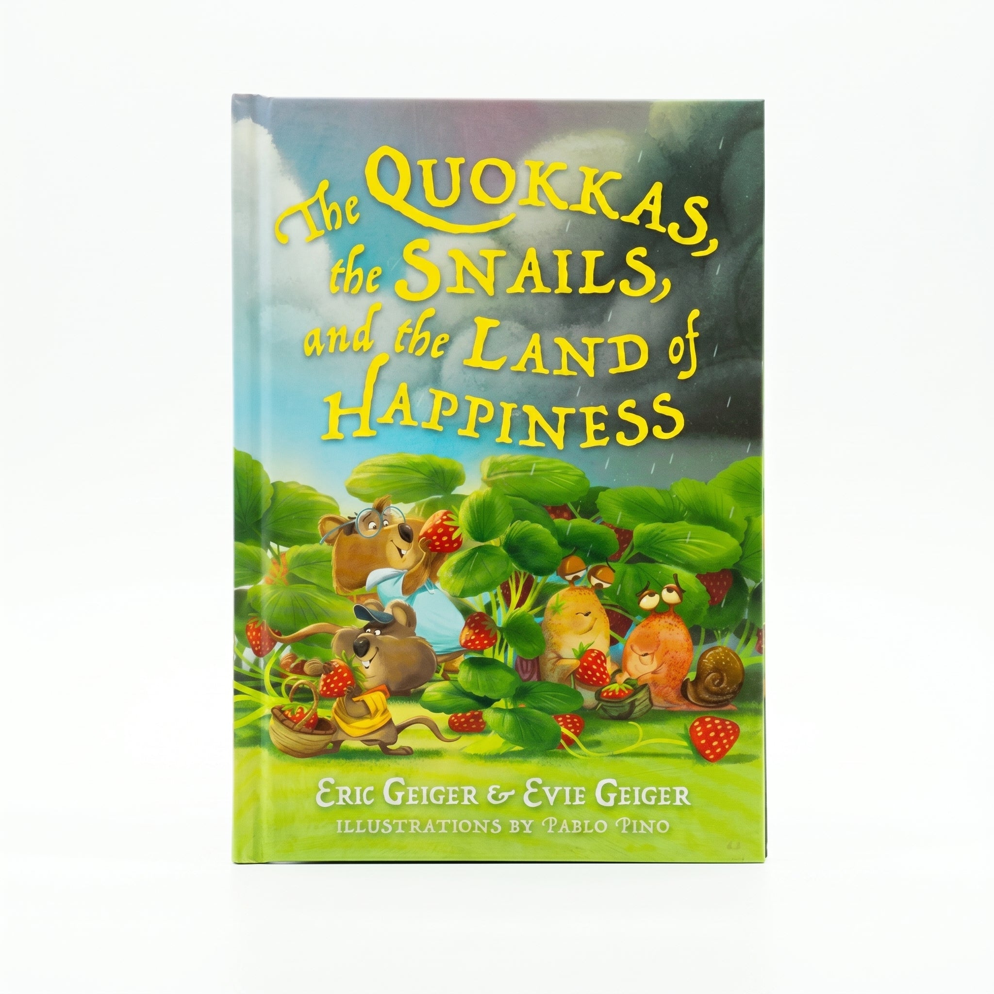 Studio photo of The Quokkas, the Snails, and the Land of Happiness in hero