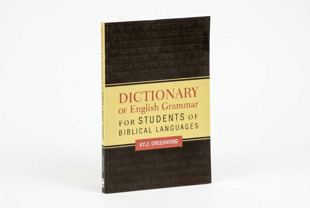 Studio photo of Dictionary of English Grammar for Students of Biblical Languages in hero