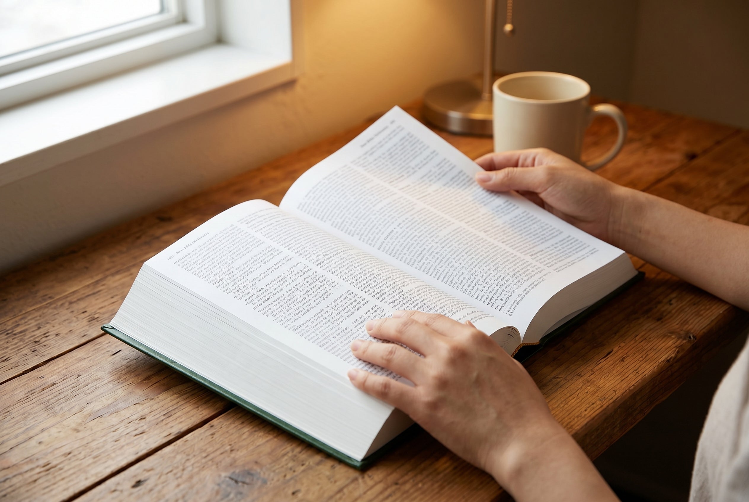 Studio photo of New Bible Dictionary (Third Edition) in lifestyle