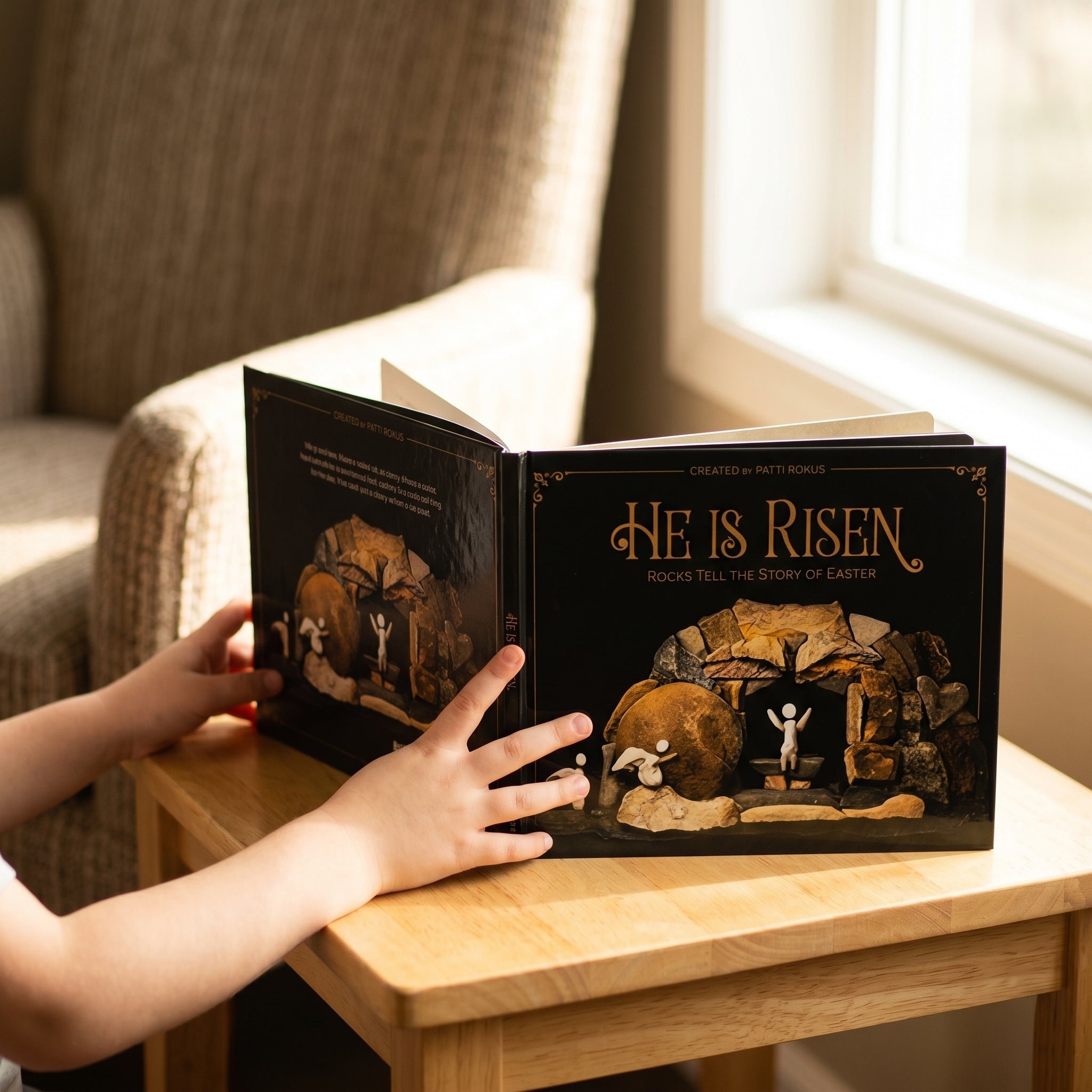 Studio photo of He is Risen: Rocks Tell the Story of Easter in lifestyle