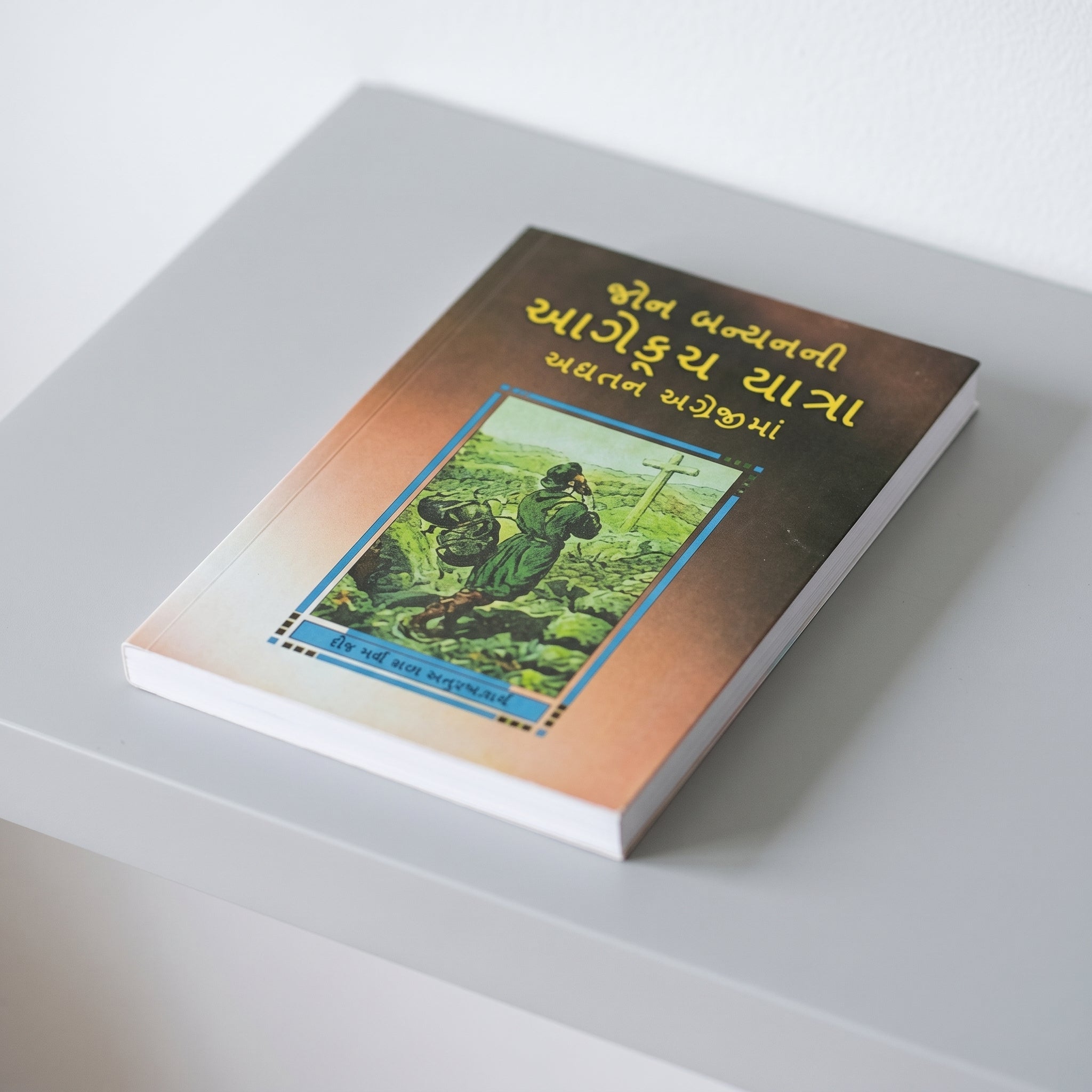 Studio photo of The Pilgrim's Progress (Gujarati) in detail