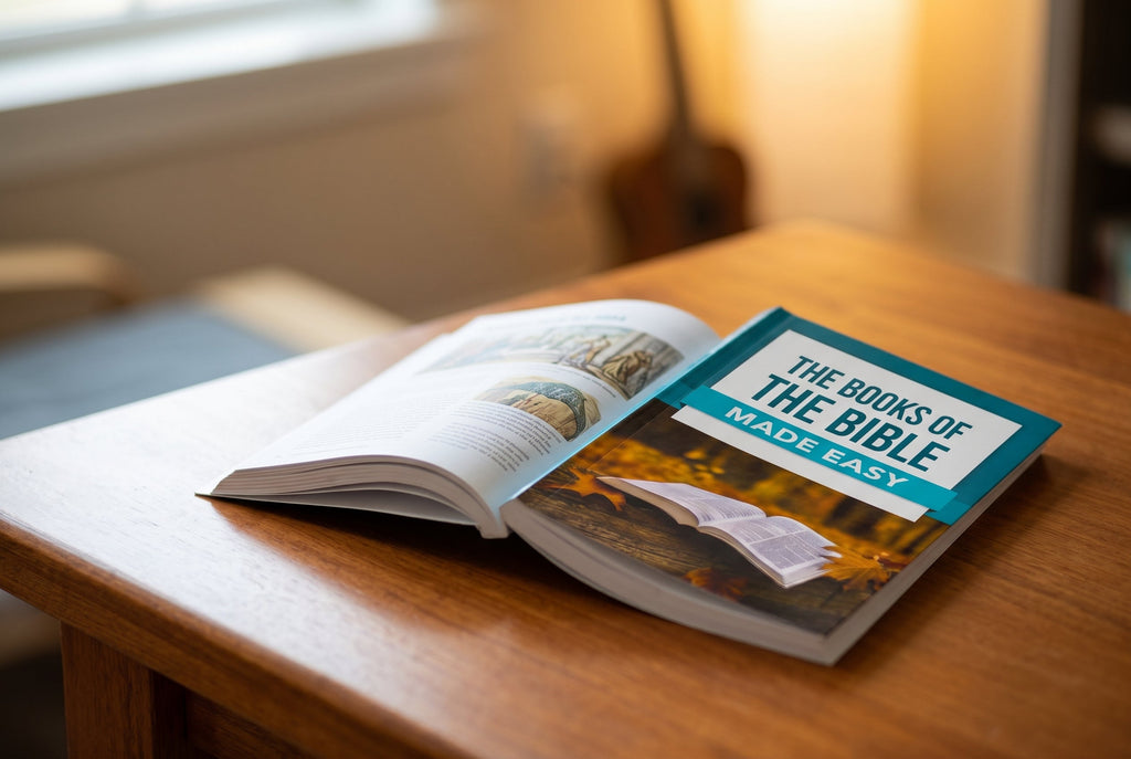 Studio photo of The Books of the Bible Made Easy in lifestyle