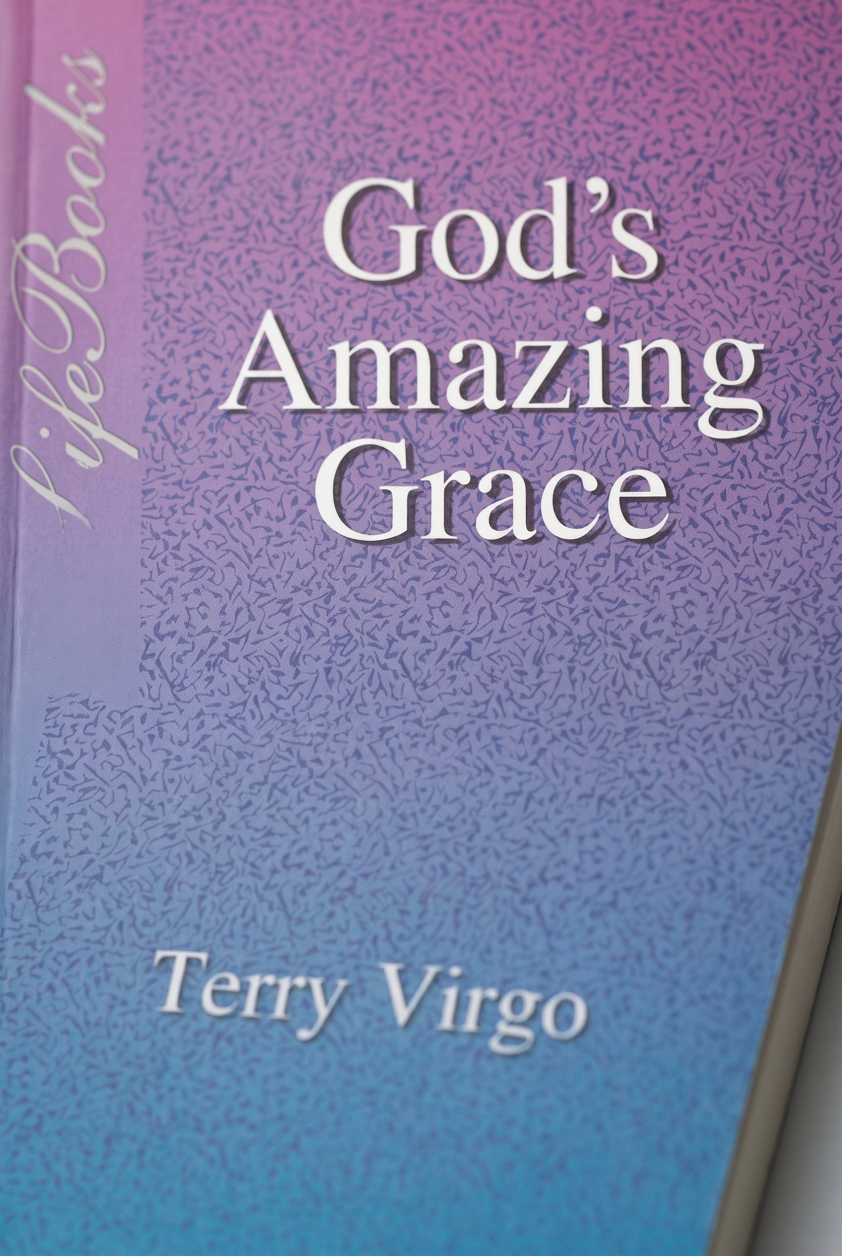 Studio photo of Gods Amazing Grace in detail
