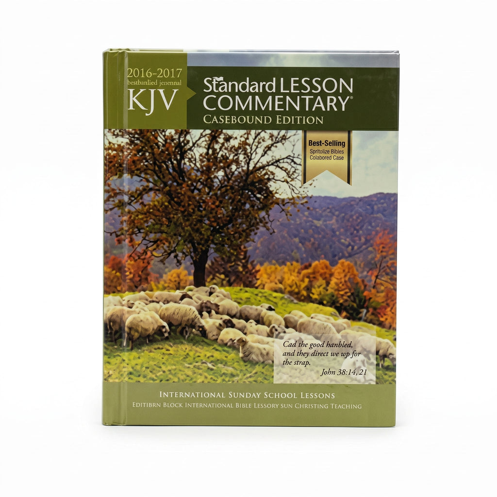 Studio photo of KJV Standard Lesson Commentary Casebound Edition 2016-2017 in hero