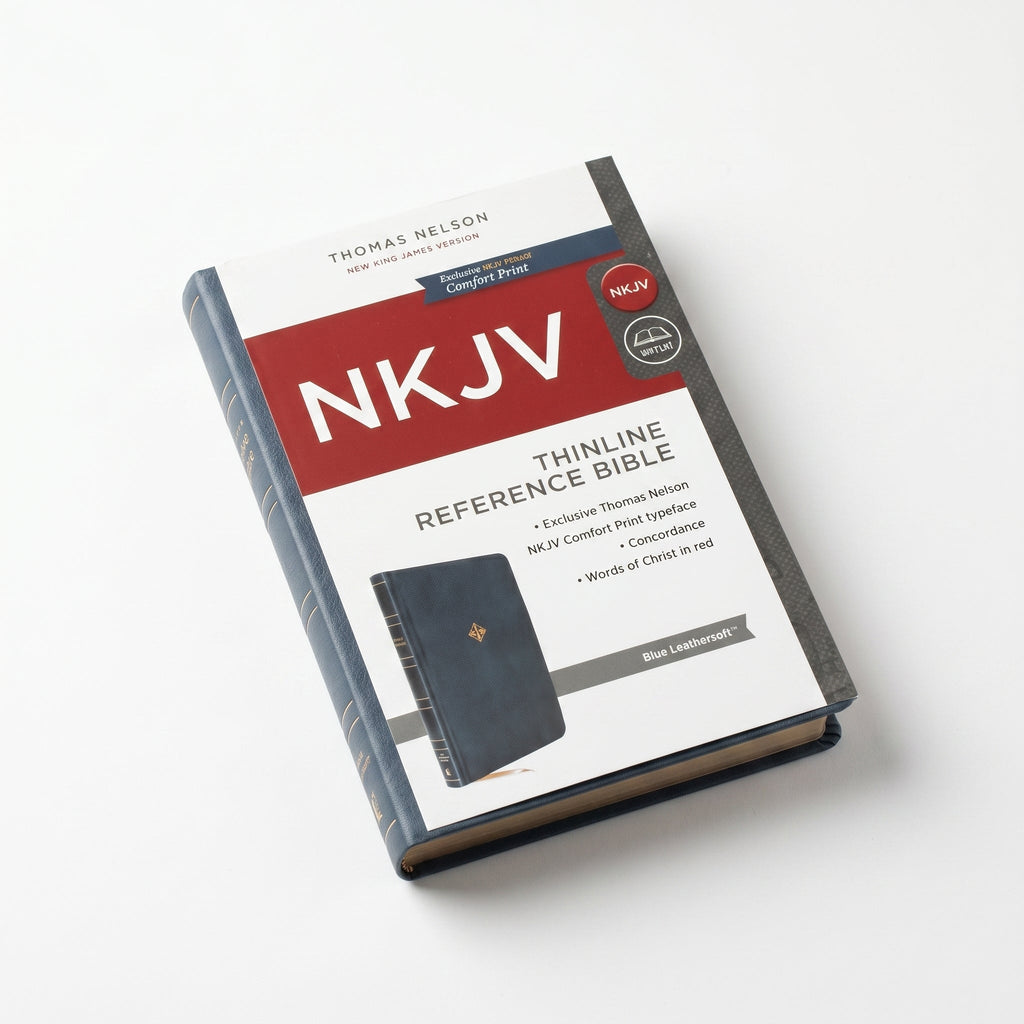 NKJV Thinline Reference Bible | Christia + KJV Holy Bible Large Print Thinline - Br Combo