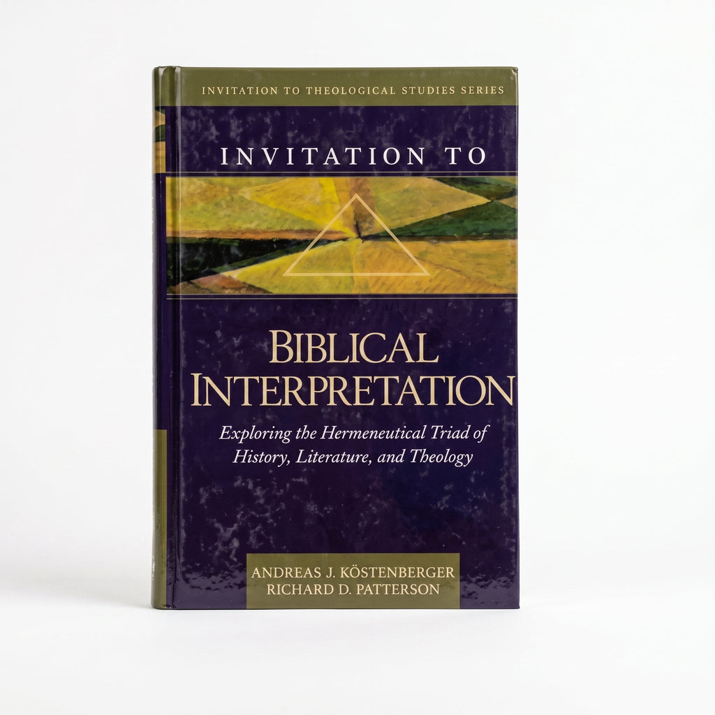 Studio photo of Invitation to Biblical Interpretation: Exploring the Hermeneutical Triad of History, Literature, and Theology in hero