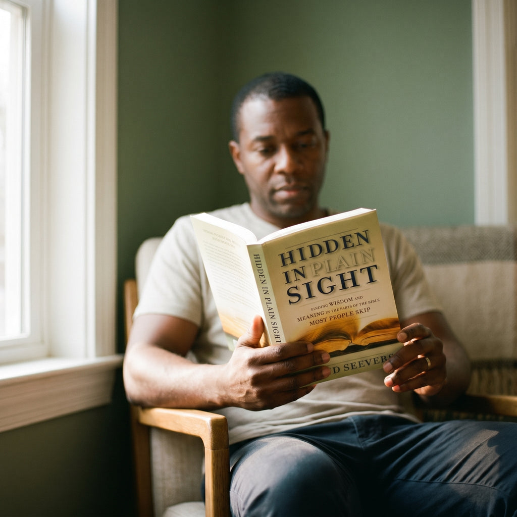 Studio photo of Hidden In Plain Sight: Finding Wisdom and Meaning in the Parts of the Bible Most People Skip in lifestyle