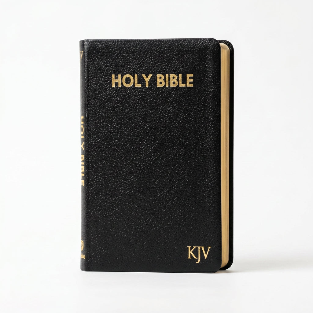 KJV Holy Bible - Medium Format with Thum + KJV Large Print Thinline Bible - Black L Combo