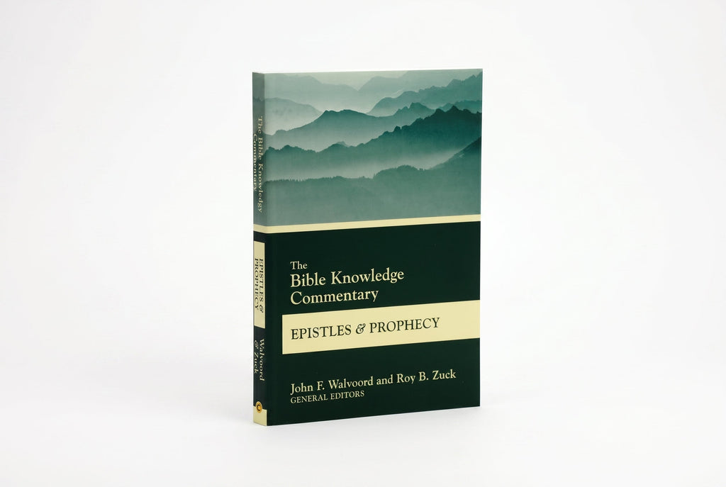 Studio photo of The Bible Knowledge Commentary Epistles and Prophecy in hero
