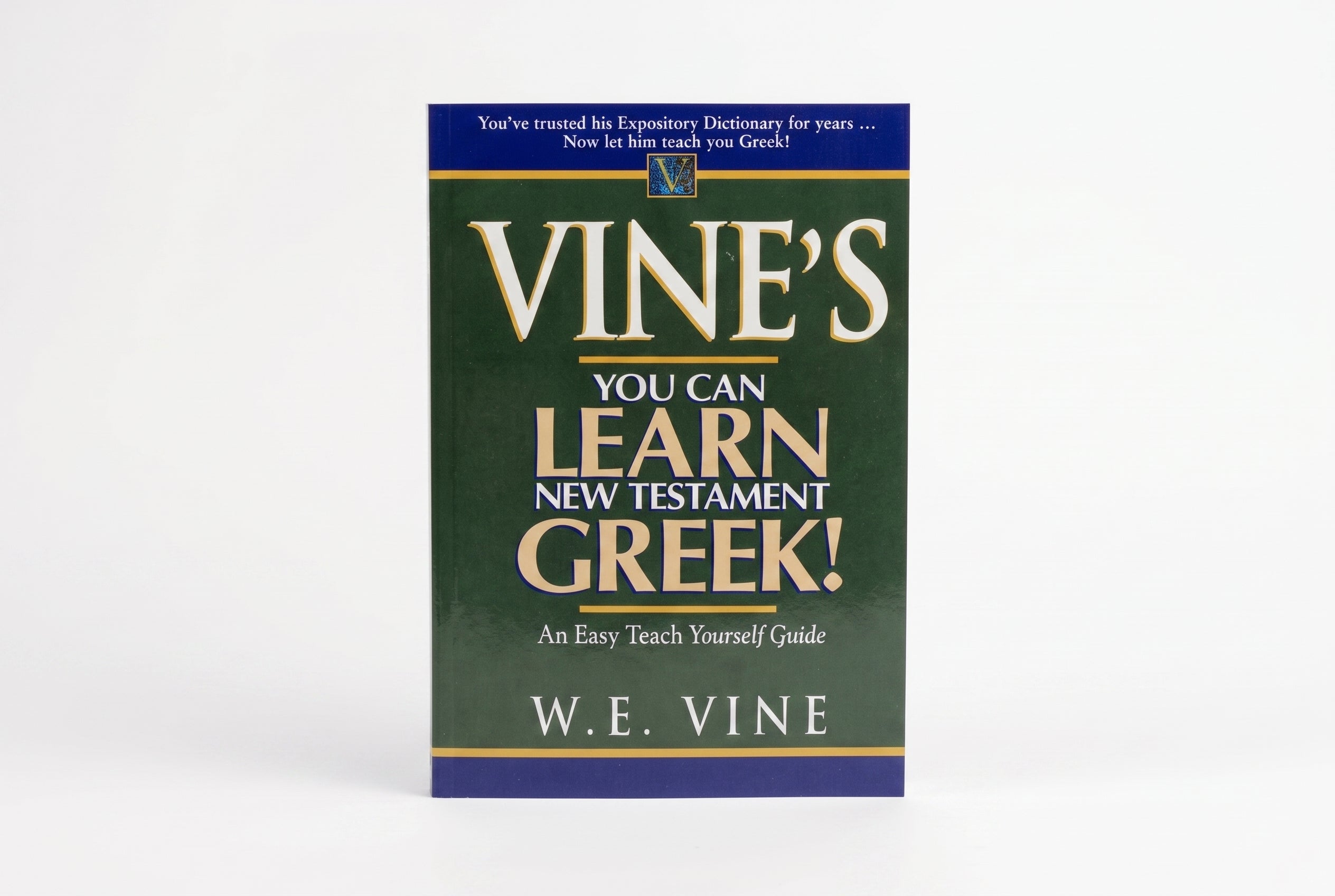 Studio photo of Vine's: You can Learn New Testament Greek, An Easy Teach Yourself Guide in hero