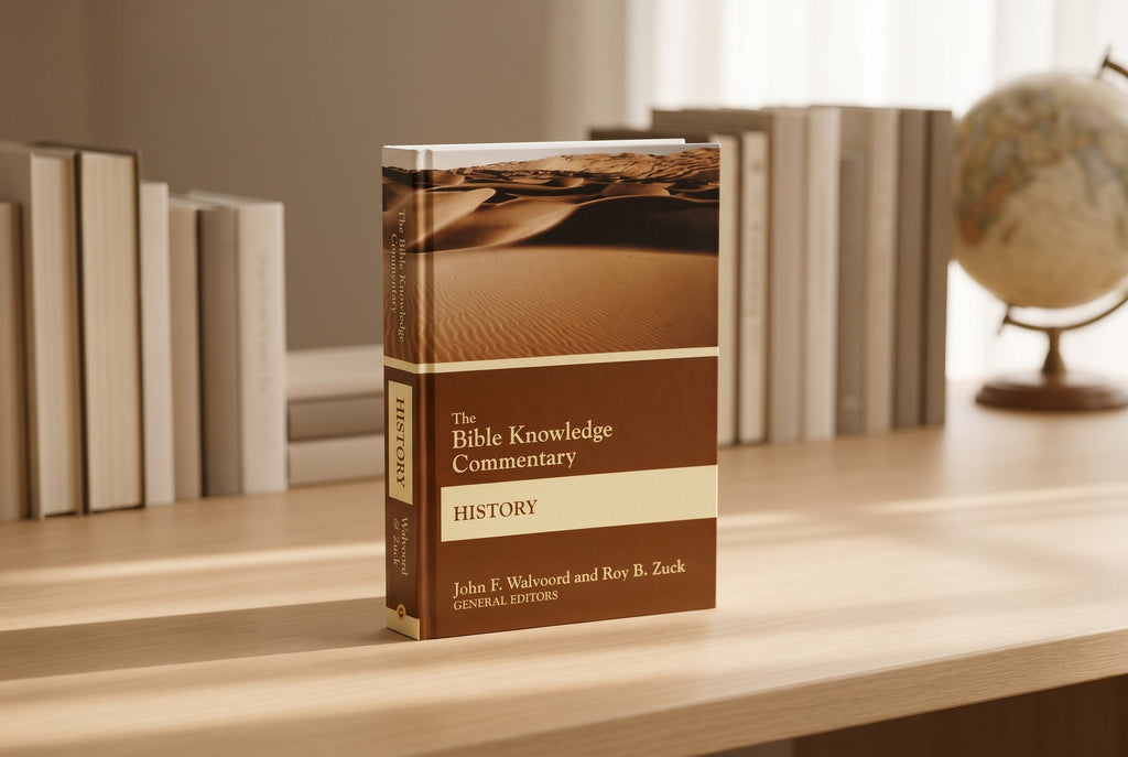Studio photo of The Bible Knowledge Commentary History in lifestyle